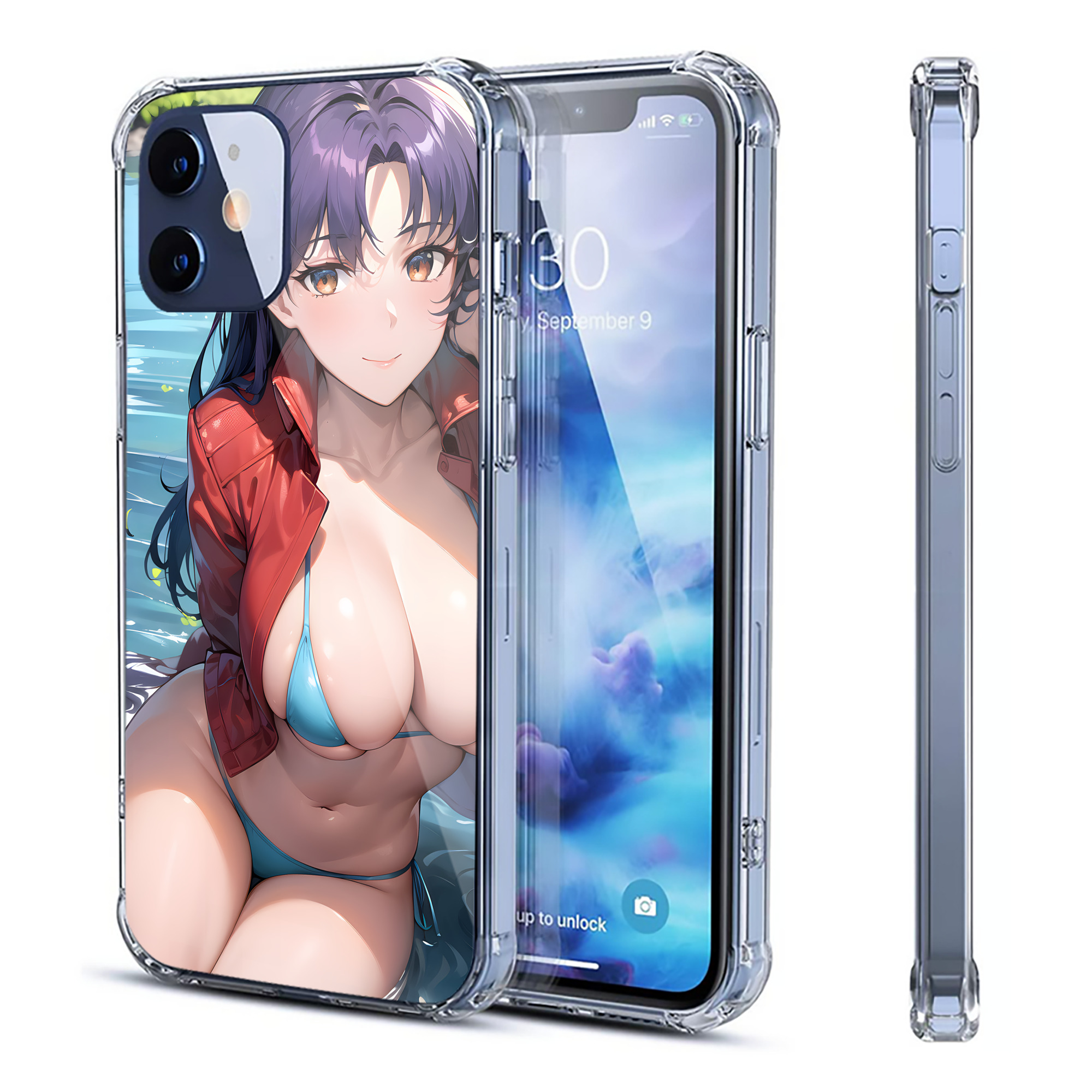 （画像用） EVA 新世紀エヴァンゲリオン 【iPhone 12シリーズ対応】透明スマホケース（クリアソフトケース）